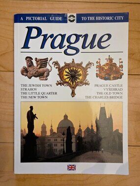Prague A Pictorial Guide in English Book to the Historic City Album Illustrated